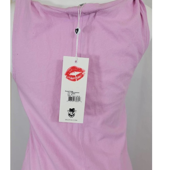 Wildfox Rayna Crepe twist strap maxi dress slit - Picture 3 of 3